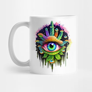 Psychedlic Marijuana Eye Mug